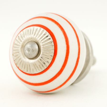 White Orange Knob