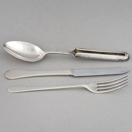 Vintage Silver Cutlery Set with C.E.P.W. Mark