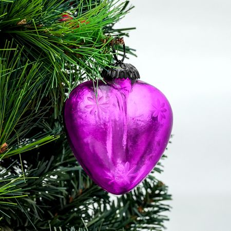 Pink Star Cut Christmas Hanging