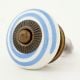 Sky Blue Pattern Knob