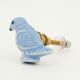 Slate Blue Ceramic Bird Drawer Knob Online