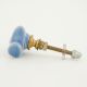 Slate Blue Ceramic Bird Drawer Knob Online