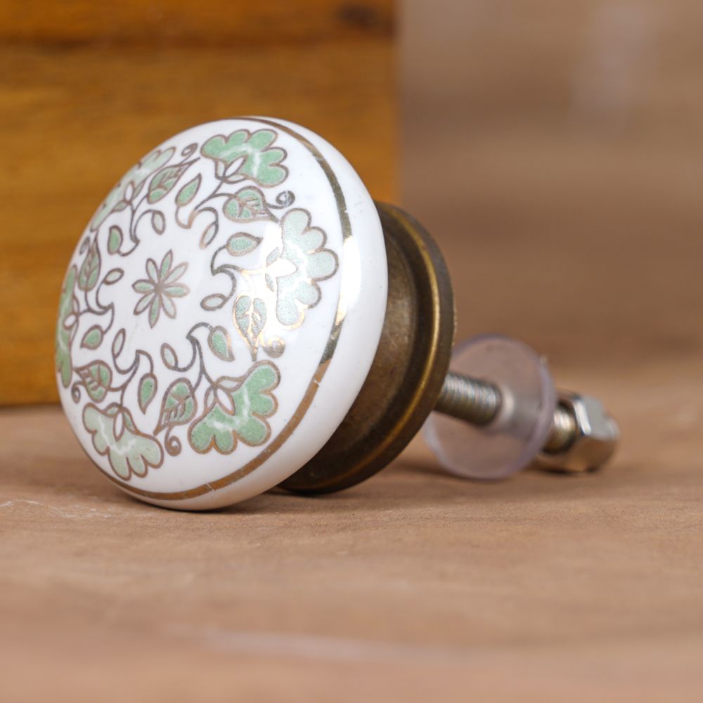 sage green dresser knobs  Sage Green Dresser  I just love the added texture, the wooden knobs and  this color combination. This stunning 5 drawer dresser has been lovingly  refinished in a calming sage green